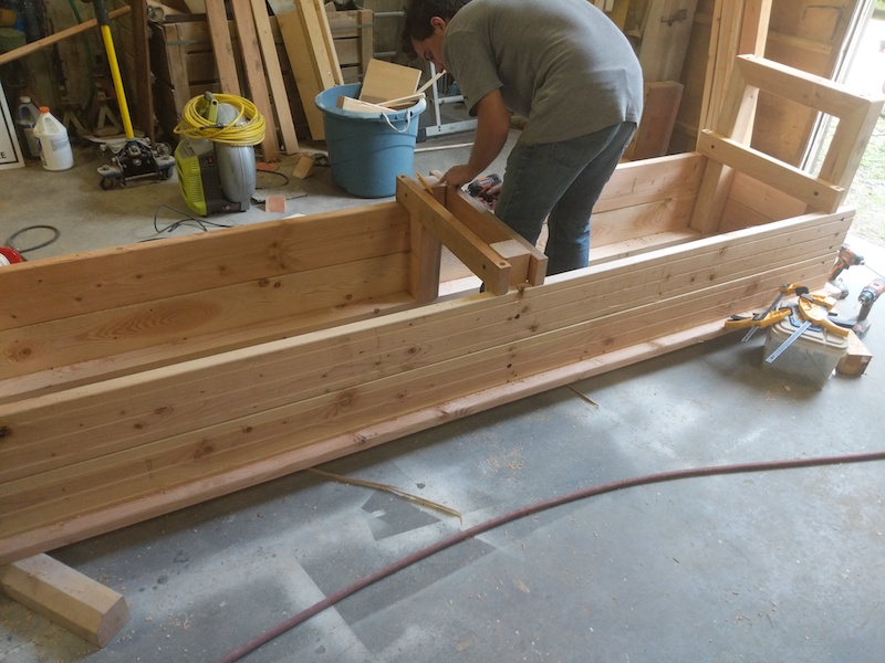 building a raised garden box