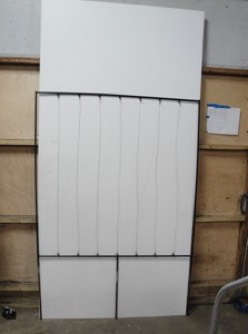 raised bed materials in workshop